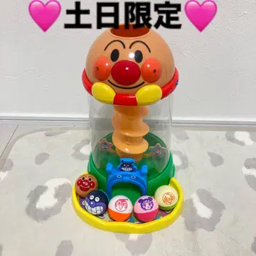 잡아라! 떨어뜨려라! 빛나는 쿠루코로 타워, 가자! 호빵맨 완구