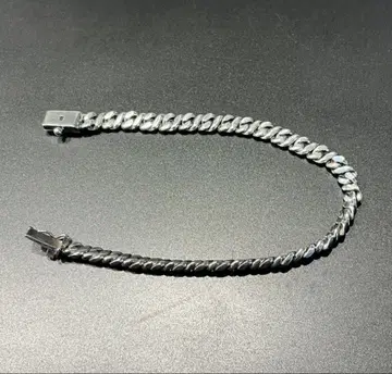 키헤이 팔찌 실버 컬러 약 20g 19cm 자석 비반응