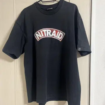 NITRAID 블랙 티셔츠