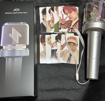 JO1 공식 라이트 스틱 Ver.2 트레이딩 카드 포함