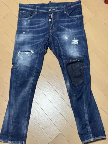 DSQUARED2 데미지 가공 데님 팬츠