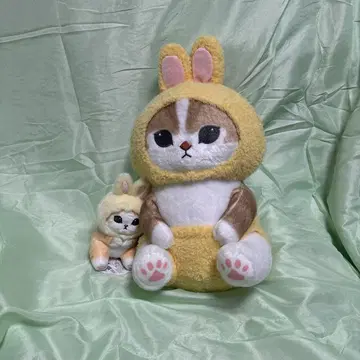 모프 샌드 우사냥 봉제 인형 2개 세트