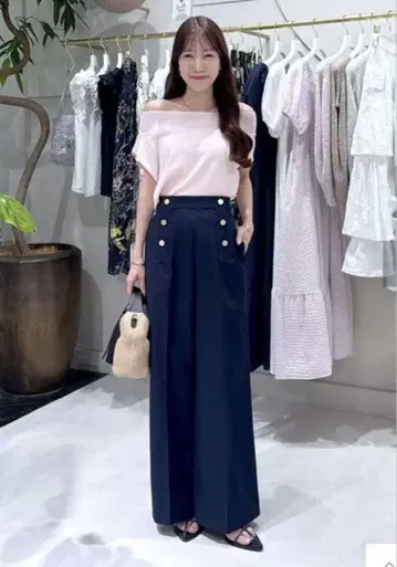 러브틱 모자 꽁지 마린 팬츠