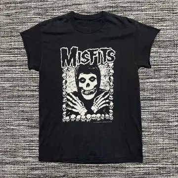 MISFITS 00s 미스핏츠 양면 프린트 티셔츠 컷오프