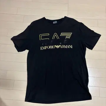EA7 Emporio Armani 블랙 티셔츠