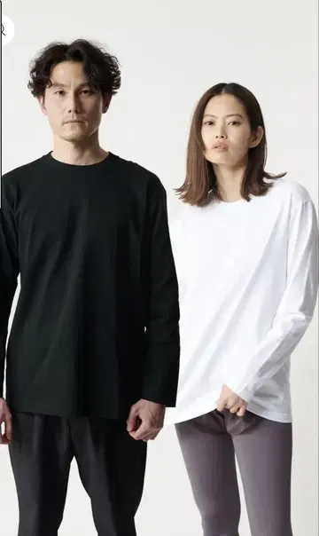 리라이브 셔츠 리커버리 의류 긴팔 티셔츠 블랙