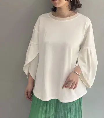 Jena espace merveilleux 튤립 슬리브 티셔츠