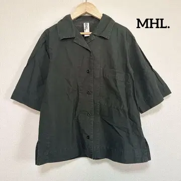 MHL. MHL 코튼 포플린 오픈 카라 셔츠 S