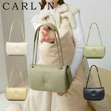 화이트 합성 피혁 숄더백 carlyn 칼린