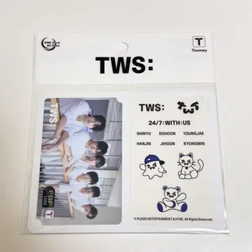 TWS 전원 한국 교통 카드 Tmoney 카드 스티커 포함 씰 한정판