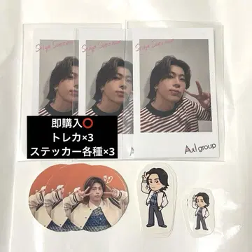 A! group 스에자와 세이야 카멜레온 폴라로이드 트레이딩 카드 스티커