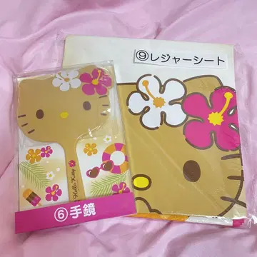 헬로키티 뽑기 손거울 레저 시트 묶음 판매