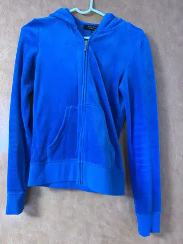 Juicy Couture 파랑 플리스 후드티 XS
