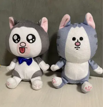 마메키치 마메코 봉제 인형 세트