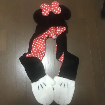 미니 마우스 팬 캡 장갑 포함