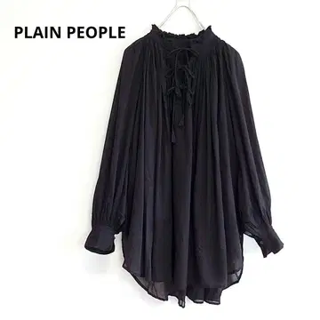 PLAIN PEOPLE 코튼 보일 블라우스