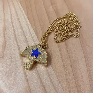 세본스타 레트로 완구 펜던트 목걸이 카바야 식품 완구 우산 모티브
