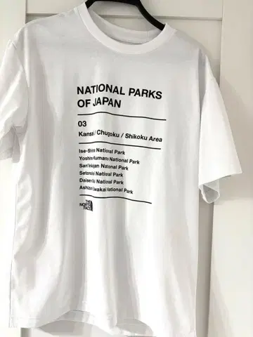 THENORTHFACE NationalParks of Japan 티셔츠