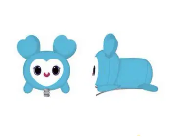 twice 나브리 헤어핀 봉제 인형 나연 굿즈
