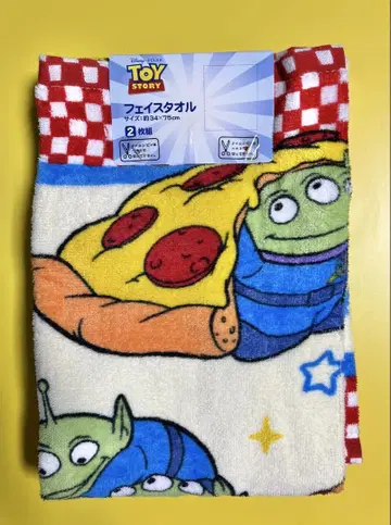 피자 플래닛 페이 타월 2장 세트