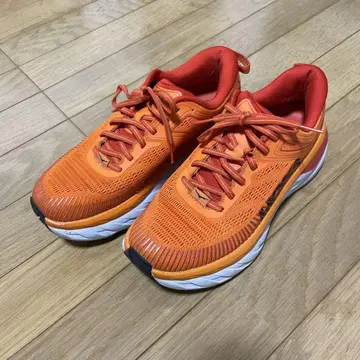 새상품급 호카 HOKA BONDI 7 오렌지 25.5cm