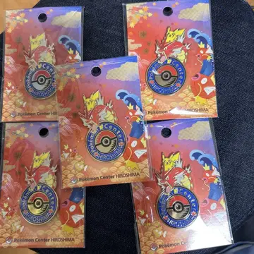 포켓몬 센터 히로시마 한정판 로고 핀즈