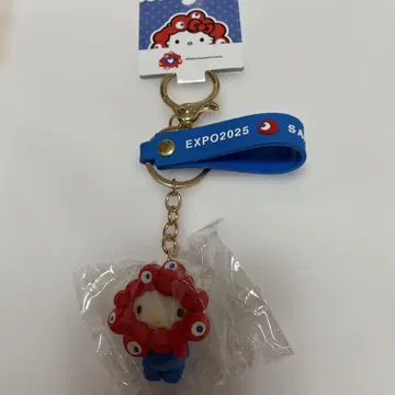 간사이 엑스포 입체 마스코트 키링 스트랩 얏쿠얏쿠 키티