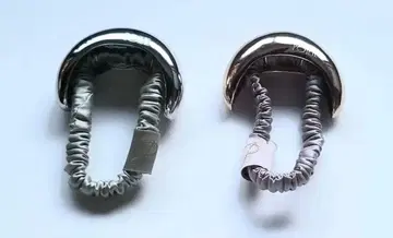 POTETE 포테테 문 스크런치 메탈 골드 실버 헤어 액세서리