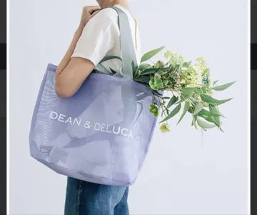 새상품 DEAN & DELUCA 메쉬 토트백 라일락 L