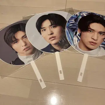 메구로 렌 SnowMan 부채 3개 세트