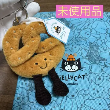 미사용품 제리캣 Jellycat 프레첼 모양 봉제 인형 키링