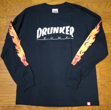 PUNK DRUNKERS 롱 슬리브 티셔츠