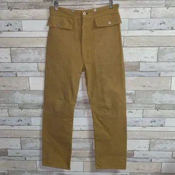 웨어하우스 브라운 덕 더블니 워크 팬츠 size32