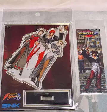 SNK 킹 오브 파이터즈 KOF96 야가미 팀 아크릴 스탠드 책갈피 포함