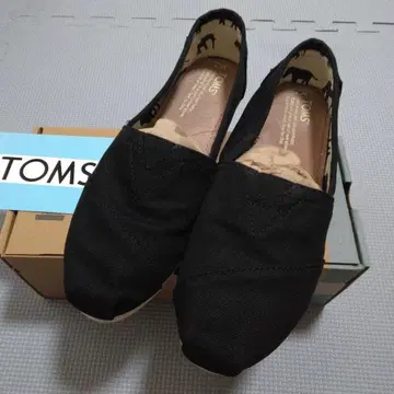 TOMS 슬립온 캔버스 클래식 블랙 24cm