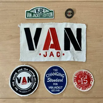 VAN JAC 와펜 5개 핑 배치 세트