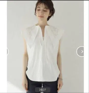 Spick and Span OUD/우드 레이스 세일러 티셔츠
