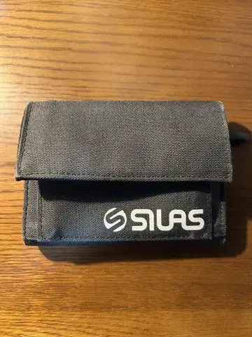 SILAS 블랙 3단 폴더형 지갑