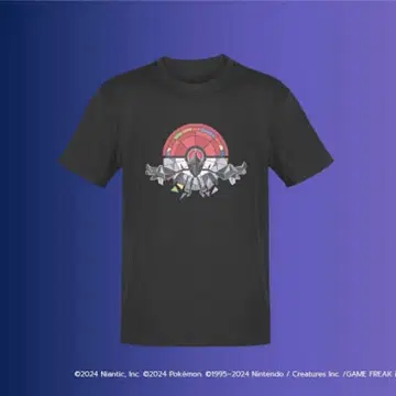 포켓몬 GO 페스티벌 2024 티셔츠 XS 블랙