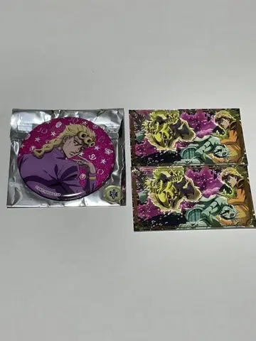 죠죠 월드 JOJOWORLD3 죠르노 캔뱃지 스티커