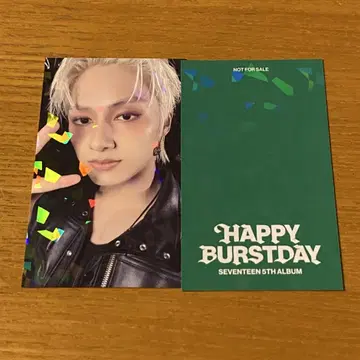 SEVENTEEN happy burstday 유니버셜 라키드로 준