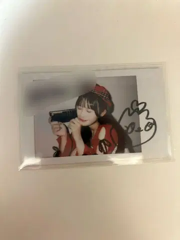 CANDY TUNE 무라카와 히카나 발렌타인 폴라로이드 사인
