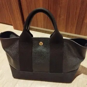 TOPKAPI 블랙 가죽 토트백