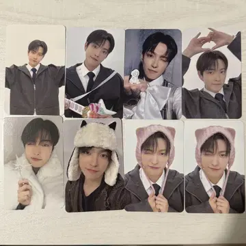 ATEEZ 사인회 영통 혜택 트레이딩 카드 세트 홍준
