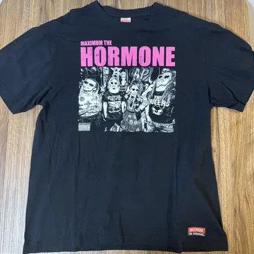 MAXIMUM THE HORMONE 블랙 티셔츠