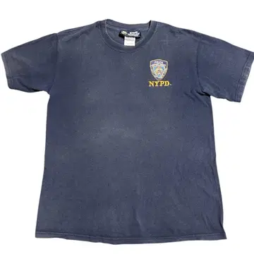 00s GILDAN 뉴욕 경찰 NYPD 티셔츠 구제 의류 M 네이비