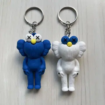 KAWS 카우스 러버 피규어 키링 세트