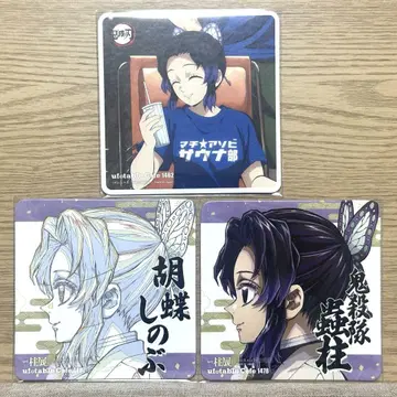 귀멸의 칼날 ufotable 카페 다이닝 기둥전 사우나 시노부 코스터