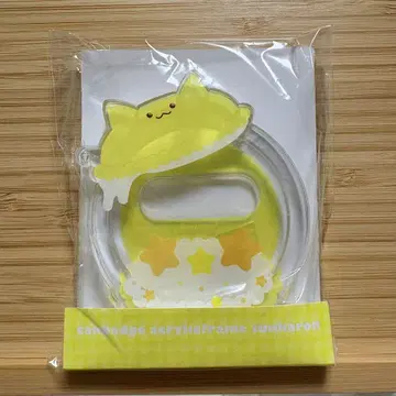 후쿠야 캔뱃지 아크릴 프레임 툰카롱 레몬 캣