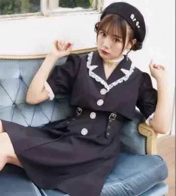 ROJITA 레이어드 테일러드 원피스